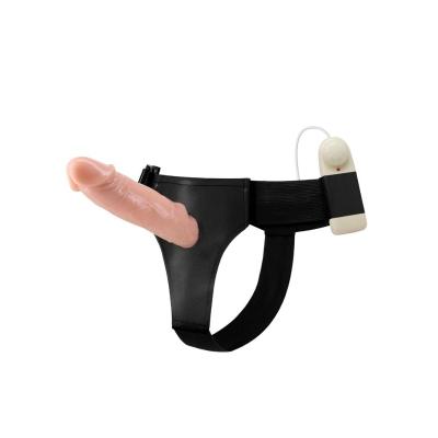 Censan 7,5 cm Dolgulu İçi Boş Titreşimli Protez Strapon