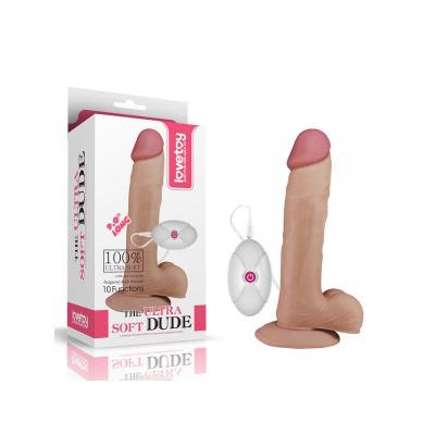 Censan 9 İnç The Ultra Soft Dude Vibrating Realistik Vibratör