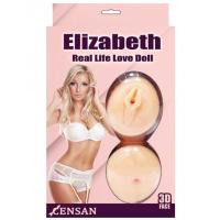 Censan Elizabeth Gerçekçi Sarışın Şişme Bebek