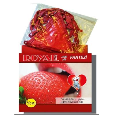 Censan Royal Yenilebilir Tanga Sütyen Çilek Aromalı