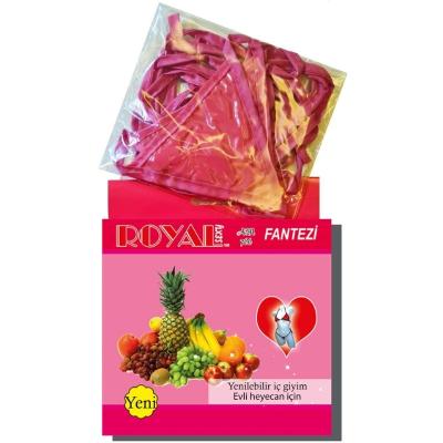 Censan Royal Yenilebilir Tanga Sütyen Karışık Meyve Aromalı