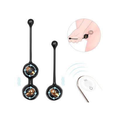 Censan S-Hande Gem Şarjlı Ağırlıklı Güçlü Titreşimli Vajina Kas Geliştirici Kegel Egzersiz Vajinal Topları