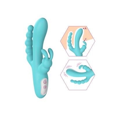 Censan S-Hande 3'ü 1 Arada Tavşan Vibratör – Mavi