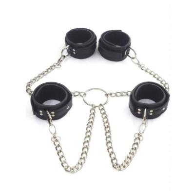 Censan Siyah Deri El Ayak Kelepçesi