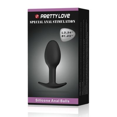 Censan Special Anal Stimulation İçi Ağırlıklı Top Olan Anal Plug Tıkaç