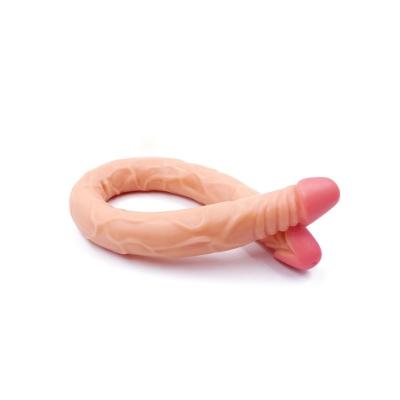 Censan Ten Rengi 55 cm Çift Taraflı Dildo Model No:1034