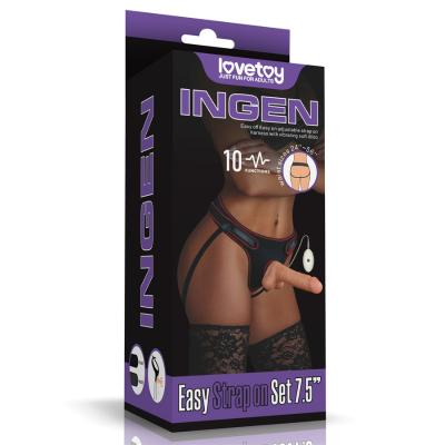 Censan Vibrating Easy Strapon Set  7.5 İnç Belden Bağlamalı Model2