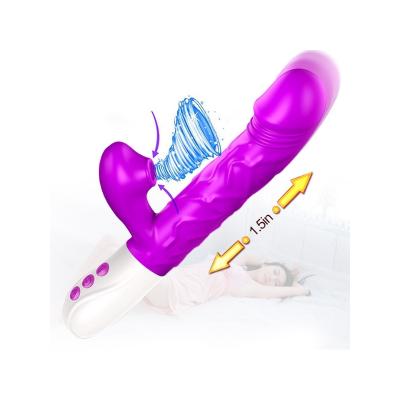 FoxShow İleri-Geri, Klitoris Emiş ve Çift Motorlu Titreşim Özellikli Premium Vibratör