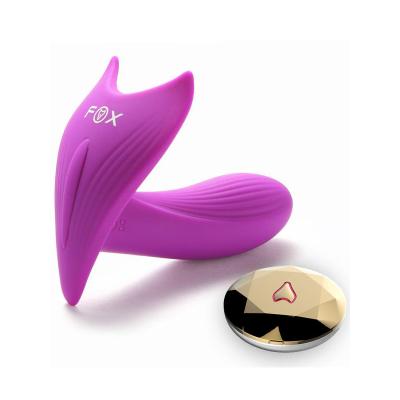 FoxShow Kumandalı G-Noktası ve Klitoris Uyarıcılı Giyilebilir Public Vibratör