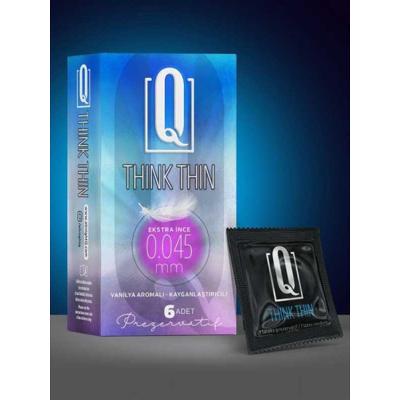 Q THİNK THİN 6'LI EKSTRA İNCE PREZERVATİF