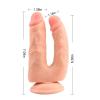 Bromeo Çiftli Kıkırdaklı Gerçekçi Dildo