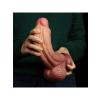Censan 10 İnç Dual layered Platinum Silicone Cock Dildo