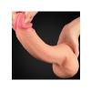 Censan 12 İnç Dual Layered Platinum Silicone Cock Dildo