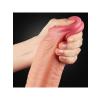Censan 12 İnç Dual Layered Platinum Silicone Cock Dildo
