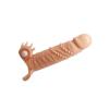 Censan 4 cm Dolgu Uzatmalı Titreşimli Penis Kılıfı