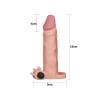 Censan Add 2 İnç Pleasure X Tender Vibrating Penis Sleeve Brown