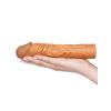 Censan Add 2" Pleasure X Tender Penis Sleeve Brown