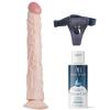 Censan Belden Bağlamalı Kayganlaştırıcı Set Noctis 34,5cm Realistik Dildo No:7