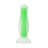 Censan Beyond Victor Glow Karanlıkta Parlayan Anal Plug Silikon Şeffaf 10 cm