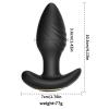 Censan Big Boat Anchor Swing – Telefon Kontrollü Titreşimli Anal Plug (Siyah)