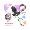 Censan Big Boat Anchor Swing – Telefon Kontrollü Titreşimli Anal Plug (Siyah)