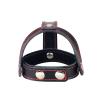 Censan Bondage Fetish T-Style Leather Cockring With Ball Divider