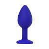 Censan Brilliant Anal Plug Mavi beyaz kristalli 7 cm 26 g