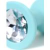 Censan Brilliant Anal Plug beyaz kristalli 7 cm 26 g