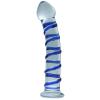 Censan Cam Dildo Mavi Burgulu