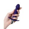 Censan Condal anal vibratör suya dayanıklı Mor, 14 cm