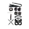 Censan Fetiş Siyah Leopar Set 7 Parça