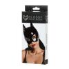 Censan Glossy ANN Deri Kedi Maskesi siyah