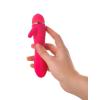 Censan Klitoral Uyarıcılı 20 Modlu Vibratör Silikon Pembe 15 cm