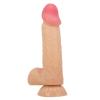 Censan Lisle 8.1 İnç Kıkırdak Yapılı Gerçek Deri Yapılı Dildo