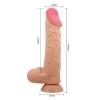 Censan Ortan 9.4 İnç Kıkırdak Yapılı Gerçek Deri Yapılı Dildo