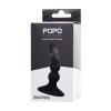 Censan POPO Bootes Anal Plug silikon siyah 10 cm