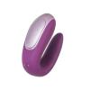 Censan Satisfyer Double Fun Telefon Kontrollü ve Uzaktan Kumandalı Violet Vibratör