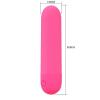 Censan Stefan Mini Massager Bullet Vibratör Kırmızı