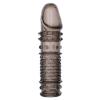 Censan XLover Penis Kılıfı TPE Siyah Şeffaf 13,5 cm