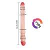 Noctis 46cm Realistik Çift Taraflı Dildo No:88