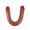 Noctis 46cm Kahverengi Çift Taraflı Dildo No:88