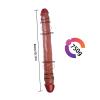Noctis 46cm Kahverengi Çift Taraflı Dildo No:88