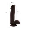 Philander Melez 18cm Kıkırdaklı Gerçekçi Dildo