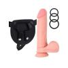 R.G.B Belden Bağlamalı 21.5cm Protez Penis ve Kemeri