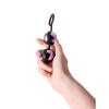 Raspy vajinal topları, ABS plastik Mor 14 cm